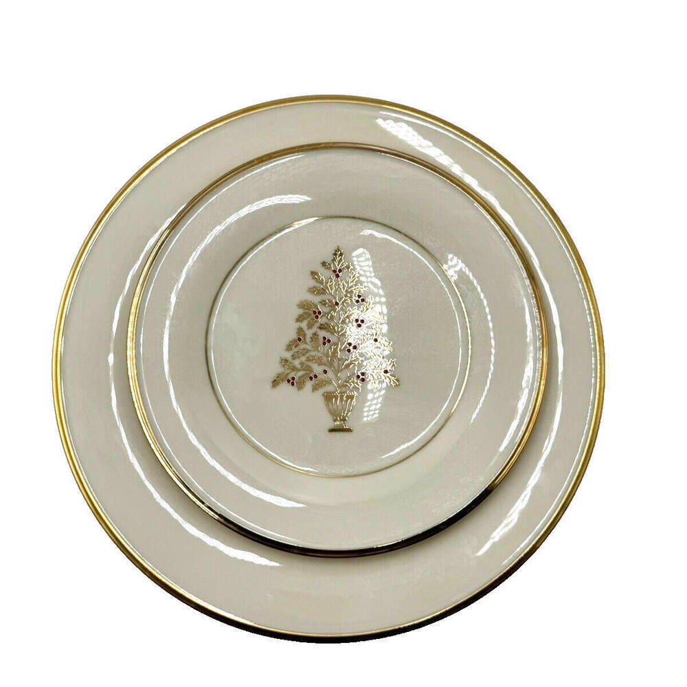 Lenox Eternal Christmas Dinner Place Set of 2 (L-75)‎